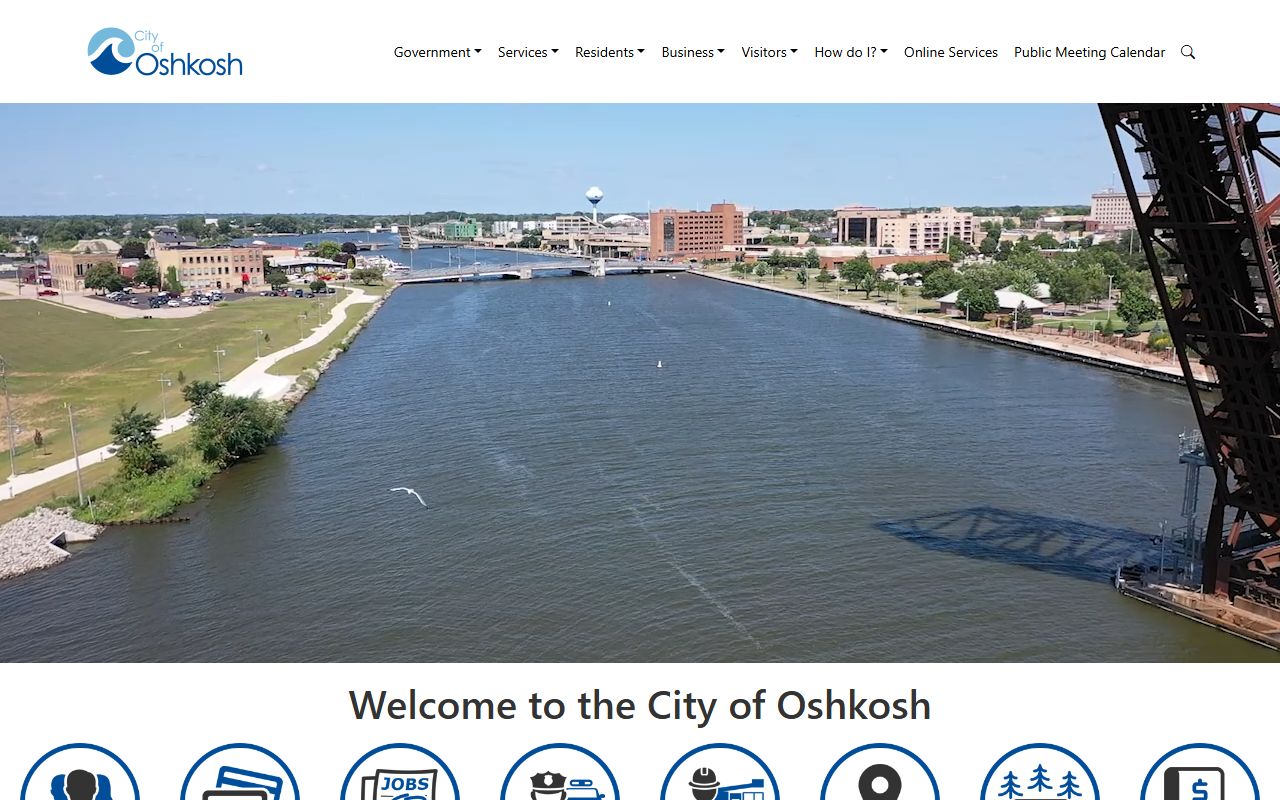 Oshkosh Property Tax Records treasurer reference