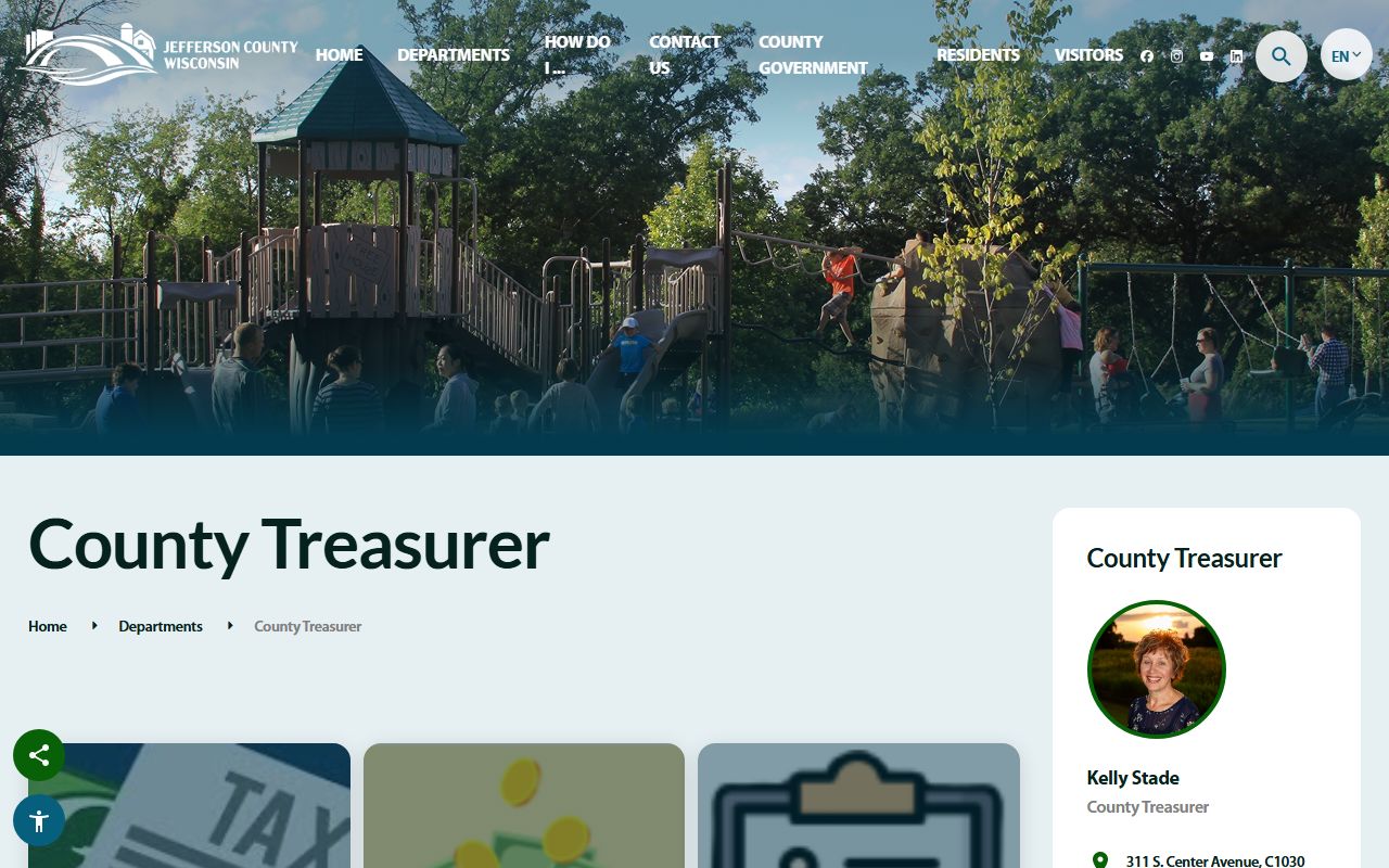 Jefferson County Property Tax Records treasurer screenshot