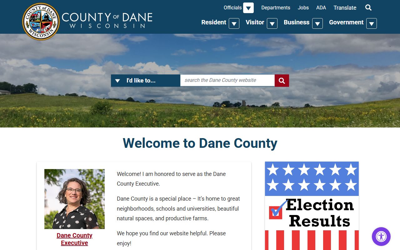 Dane County Property Tax Records real property lister screenshot
