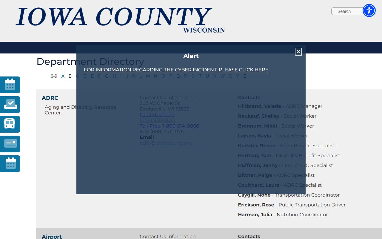Iowa County Property Tax Records register of deeds reference image