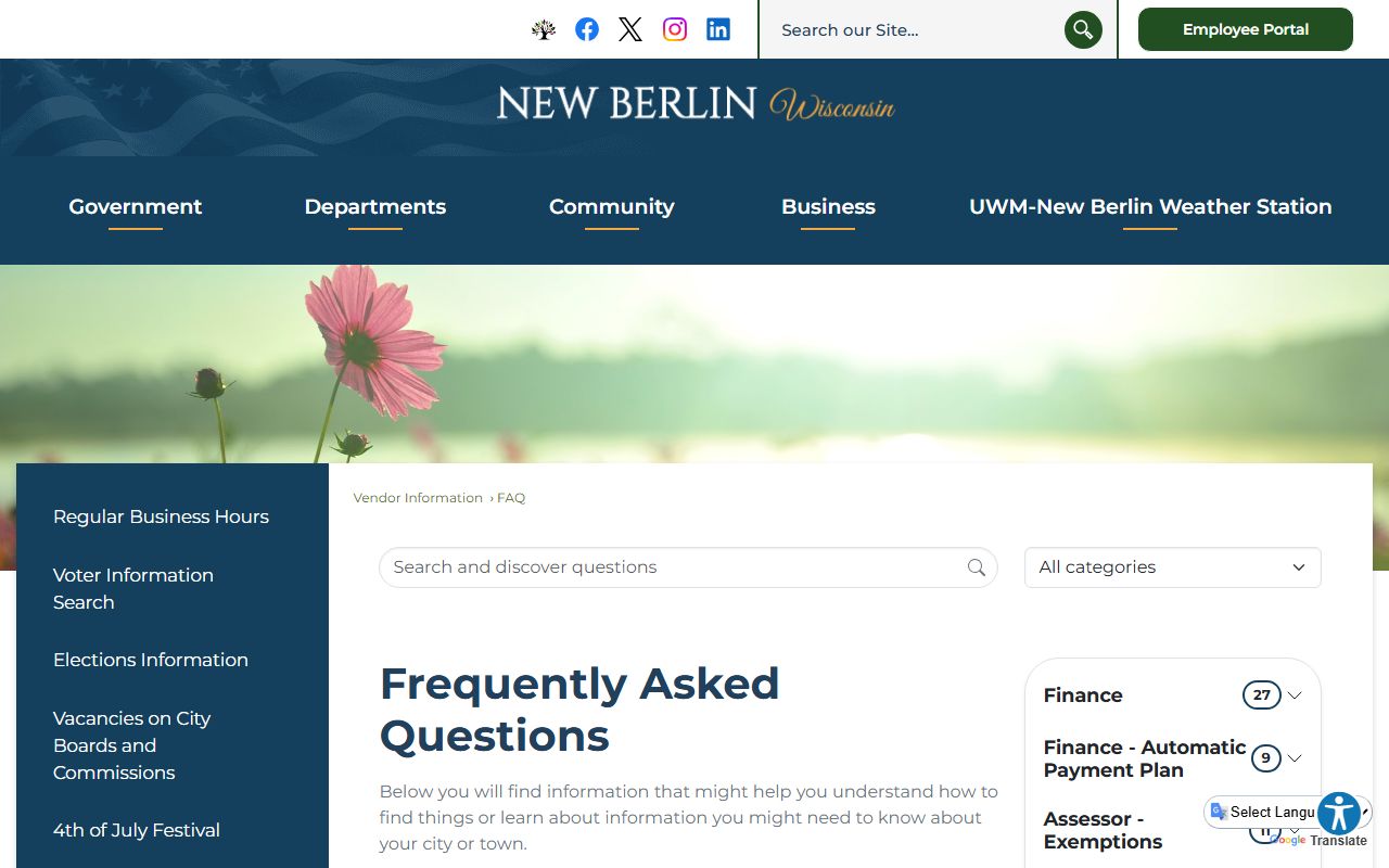 New Berlin Property Tax Records finance FAQ reference